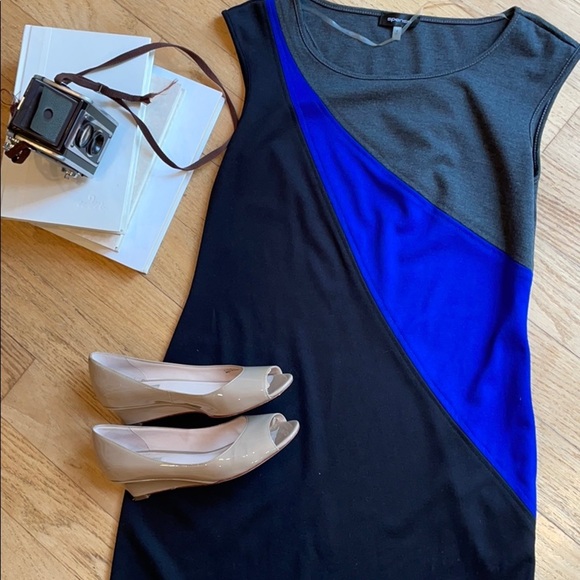 Spense dress Color block sleeveless - Picture 1 of 9